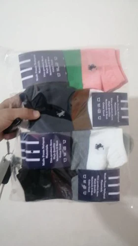 جوراب مچی فانتزی 12 جفتی طرح پلو