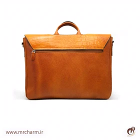 کیف اداری کروکو عسلی mrch3032