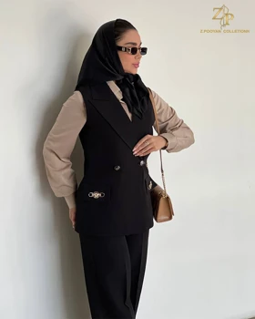 وست زنانه کرپ مجلسی نسیم