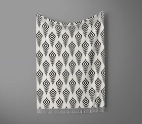 شال مبل ریش دار sofa shawl 18