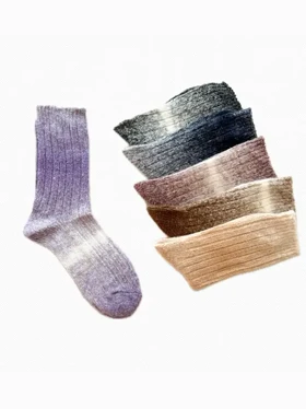 جوراب ساق بلند زنانه بافت ابر و بادی