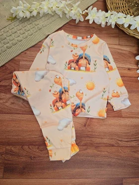 بلوز شلوار راحتی بچگانه