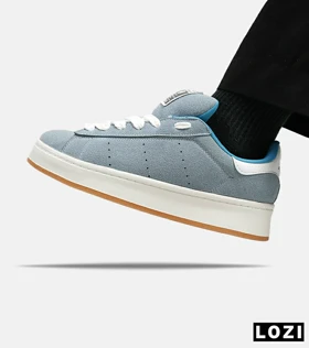 کفش کتانی مردانه آبی آسمانی ADIDAS stan smith