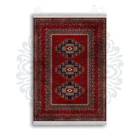 *جدید* فرشینه از جنس پارچه شانل مخمل ترک طرح فانتزی برند دفه کد 629