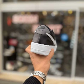 کتانی ایرفورس سفید مشکی کد 6262