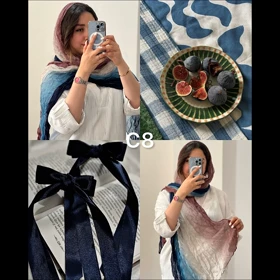 شال چروک طیفی وارداتی کد862