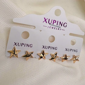 گوشواره ژوپینگ طرح «ستاره دنباله‌دار» | درخشش کهکشانی در ابعاد کوچک