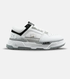کفش کتانی سفید طوسی مشکی AMIRI MA2 Leather
