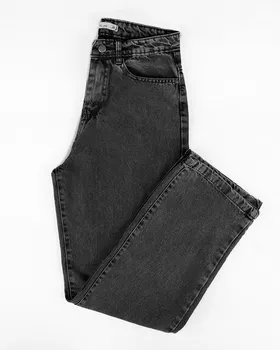 شلوار جین نیم بگ زنانه 16702