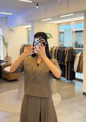 کراپ دامن ملیکا