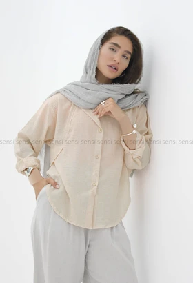 شومیز لینن بغل حلال