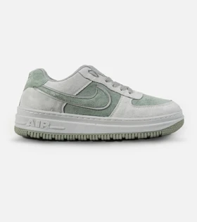 کفش کتانی بزرگ پا طوسی سبز NIKE AIR FORCE