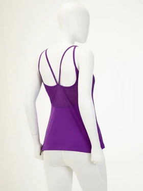 تاپ ورزشی پشت‌باز بند دوبل نایکی Nike