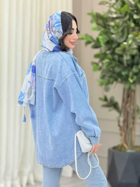 مانتو جین دو جیب آرمیتا