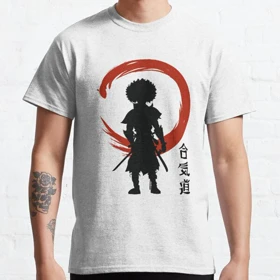 تیشرت لانگ انیمه AFRO SAMURAI طرح انیمه افرو سامورایی کد 186259