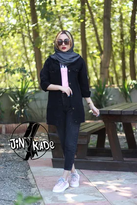 کت جین مشکی Defacto