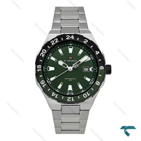 ساعت نیوی فورس مردانه NF9249 سیلور صفحه سبز NaviForce-7756-G