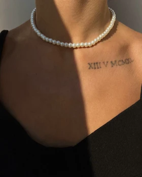 گردنبند مروارید تخفیفی