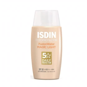 ضد آفتاب سبک ایزدین مدل Magic Light SPF50 مناسب انواع پوست حجم 50 میلی‌لیتر