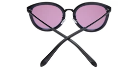 عینک آفتابی اسپای SPY Colada Matte Trans Gray Gloss Black - Rose with Burgundy Flash Mirror
