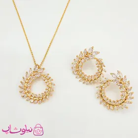 ست گوشواره و گردنبند دخترانه YSX مدل خورشید