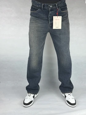 شلوار بگ مردانه کثیف شور ساده 23