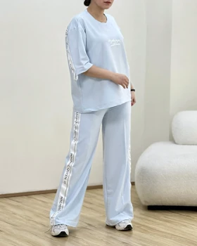 ست تیشرت و شلوارگلکسی کویین