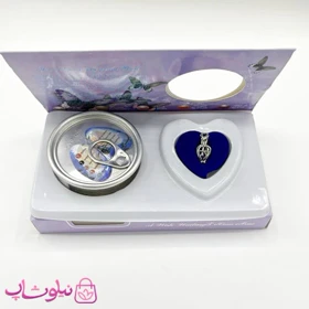 پک گردنبند زنانه مروارید عشق طرح گل رز