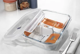 ظرف غذا ماکروفری 2 خانه دلی DELI