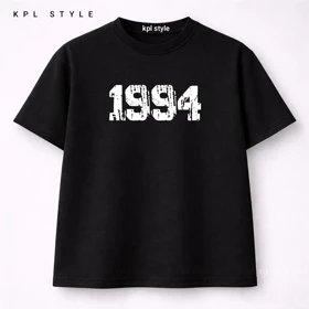 تیشرت پینترستی 1994 | قواره باکسی | صد در صد پنبه گرم بالا کد 1276