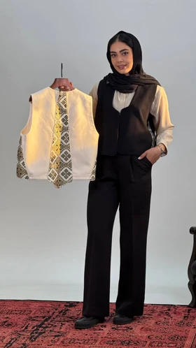 ژیله یا وست مخمل مجلسی