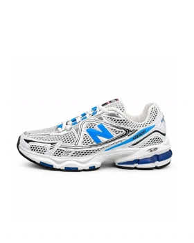کفش کتانی مردانه مدل نیوبالانس سفید آبی New BALANCE 740