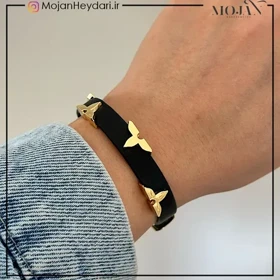 دستبند چرم لویی ویتون کد lv004