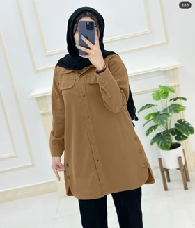 کت کتان زنانه بغل دکمه اسپرت