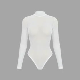 بادی حریر شیشه ای یقه سه سانت کشی