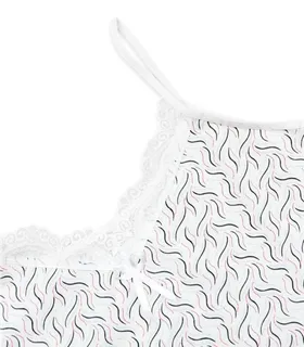 تاپ بندی نخی Misspel میسپل کد 448 طرح خط و نقطه شیری