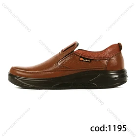 کفش مردانه چرم طبیعی تبریز clarks قهوه ای با زیره قهوه ای سوخته