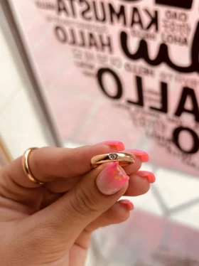 انگشتر رینگ نگین قلب ژوپینگ M67