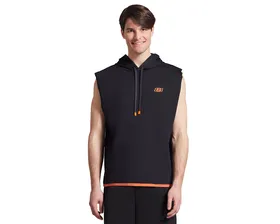 سویشرت بدون آستین روزانه M Lw Fleece Two Yarn Mesh Detailed Sleeveless Hoodie Sweatsh PC_S231029-001