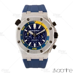 ساعت اودمار پیگه (AP) مردانه سه موتوره بند رابر سرمه ای 104150
