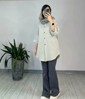 مانتو لینن صدف