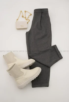 شلوار فوتر کج راه پشت کش کد1004946