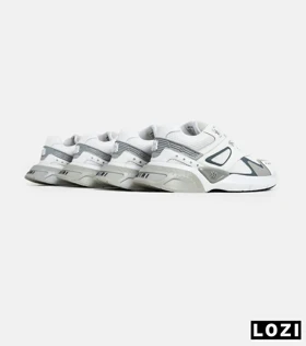 کفش کتانی سفید طوسی AMIRI Bone Runner
