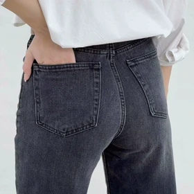 شلوار جین نیم بگ 1008613