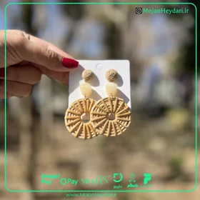 گوشواره حصیری بهار و تابستان کد gh1050