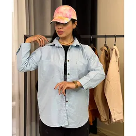 شومیز کتان زنانه رنگی