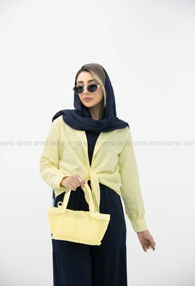 شومیز کراپ گره‌ای