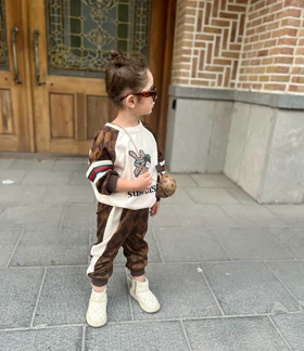 ست دوتیکه بلوز شلوار وارداتی 1 الی 5 سال