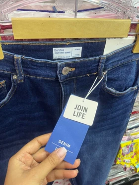 شلوار جین زنانه اسکینی برند BERSHKA اورجینال