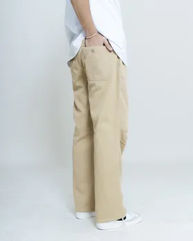 شلوار کتان مدل PAVEL کرم برند کیامورس kyamorse